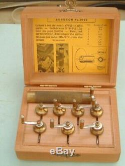 Watchmakers Bergeon 2729 wristwatch mainspring winder tool boxed good condition