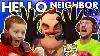 We Scared Our Blind Neighbor Fgteev Scary Hello Neighbor Kids Horror Game Part 2 Alpha 2 Update