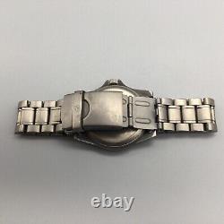 Wenger Field Issue Watch Titanium Dual Time Black 8.25 For Parts or Repair