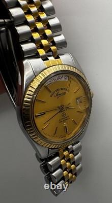 West End Sowan Automatic 25 Jewels ETA 2834-2 Day Date Watch Not Working