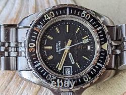 Women's Vintage Chronosport Panther 30 ATM Quartz Diver Watch FOR PARTS ONLY