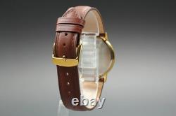 Working, For Parts LONGINES L4.720.2 Quartz 33mm Gold Dial Date Men's Watch