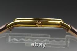 Working, For Parts LONGINES L4.720.2 Quartz 33mm Gold Dial Date Men's Watch