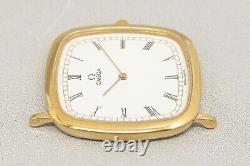 Working For Parts Vintage OMEGA De Ville Cal. 1378 Quartz White Dial Mens Watch