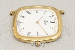 Working For Parts Vintage OMEGA De Ville Cal. 1378 Quartz White Dial Mens Watch