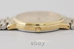 Working! Needs Repair Vintage 1984 OMEGA De Ville Cal. 1430 Qz Gold 31mm Men's