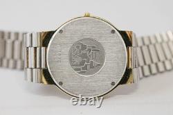 Working! Needs Repair Vintage 1984 OMEGA De Ville Cal. 1430 Qz Gold 31mm Men's