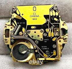 Working Omega Watch Multfunction 1665 Movement for Parts