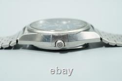 Working for Parts Vintage 1970s SEIKO KING 4823-8050 Qz Blue 36mm Mens Watch