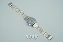 Working for Parts Vintage 1970s SEIKO KING 4823-8050 Qz Blue 36mm Mens Watch