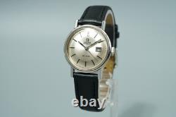 Working for Parts Vintage OMEGA De Ville AT Silver Dial Round 27mm Women Watch