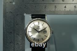 Working for Parts Vintage OMEGA De Ville AT Silver Dial Round 27mm Women Watch