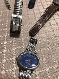 Wrist Watch Lot Vintage To Modern Male Female Fossil Bulova Gruen Timex Seiko S
