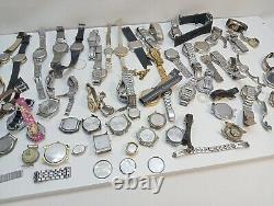 Wrist Watch Parts Big Lot Miscellaneous Spare Parts Bracelets Dials Cases Rare