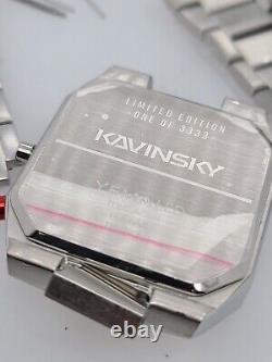 YEMA LED Kavinsky Silver Limited Edition Watch YMHF1579KV-AM for Parts/Repair