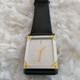 Yves Saint Laurent Citizen Unisex Quartz Watch Gold Silver Rare For parts as is