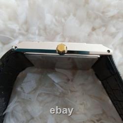 Yves Saint Laurent Citizen Unisex Quartz Watch Gold Silver Rare For parts as is