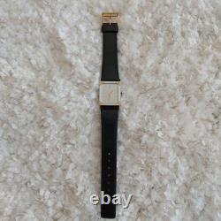 Yves Saint Laurent Citizen Unisex Quartz Watch Gold Silver Rare For parts as is