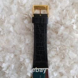 Yves Saint Laurent Citizen Unisex Quartz Watch Gold Silver Rare For parts as is