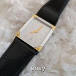 Yves Saint Laurent Citizen Unisex Quartz Watch Gold Silver Rare For parts as is