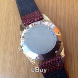 Zenith Surf Gents 17 Jewel Automatic Wrist Watch Needs Repair Date Wheel Broken