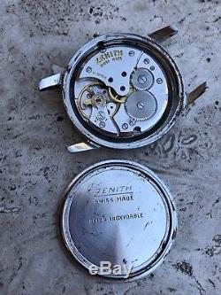 Zenith Watch Movement Cal 2542 Not Working For Parts Repair