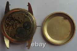 Zenith mens wristwatch gold filled case load manual balance broken