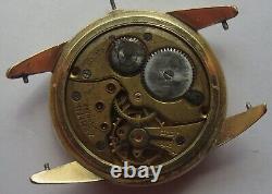 Zenith mens wristwatch gold filled case load manual balance broken