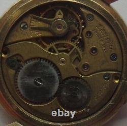 Zenith mens wristwatch gold filled case load manual balance broken